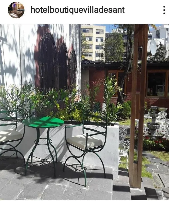 Hotel Boutique Spa Villa De Sant Quito 3*,